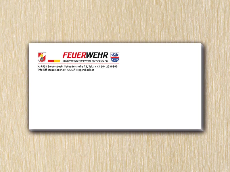RedKlaxx MedienDesign | Kuvert C6/5 | FF Stegersbach