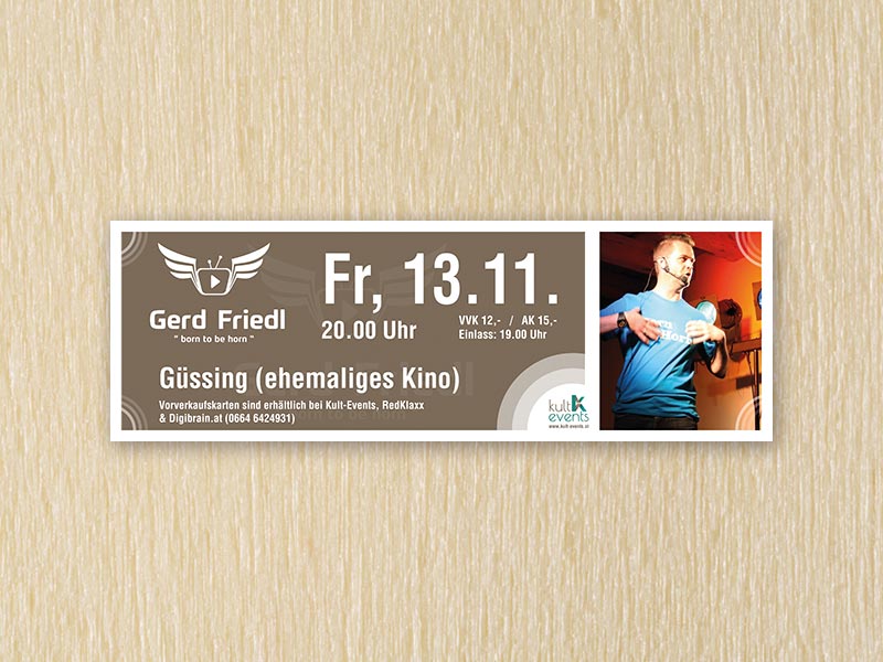 RedKlaxx MedienDesign | Transparent 300 x 100 cm | Kult Events - Friedl Gerd