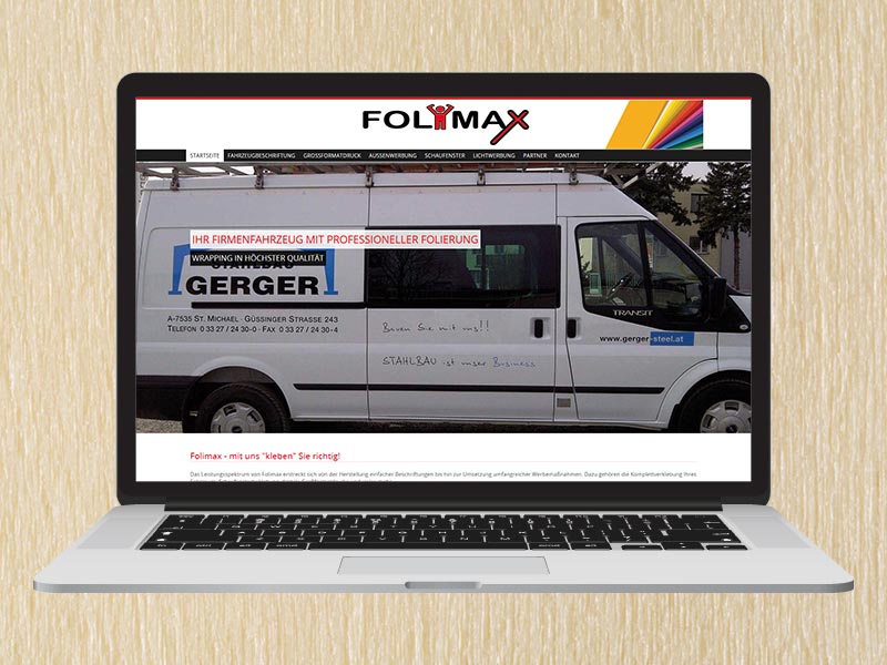 RedKlaxx MedienDesign | WebDesign | Folimax