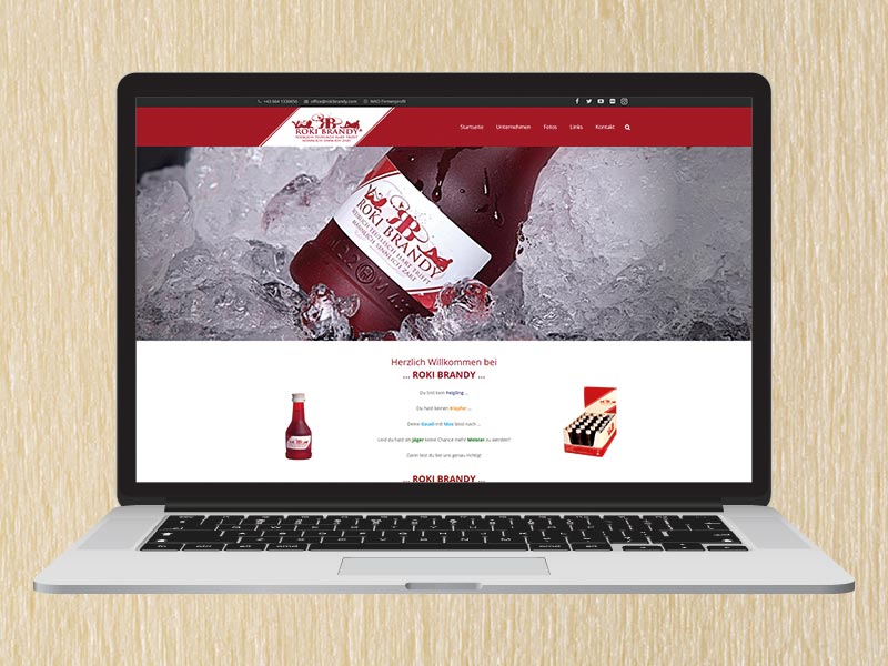 RedKlaxx Webdesign | Roki Brandy | www.rokibrandy.com
