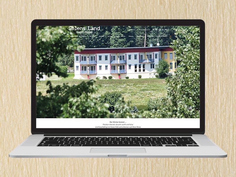 RedKlaxx Webdesign | Solens Land - Guest House | www.solensland.com
