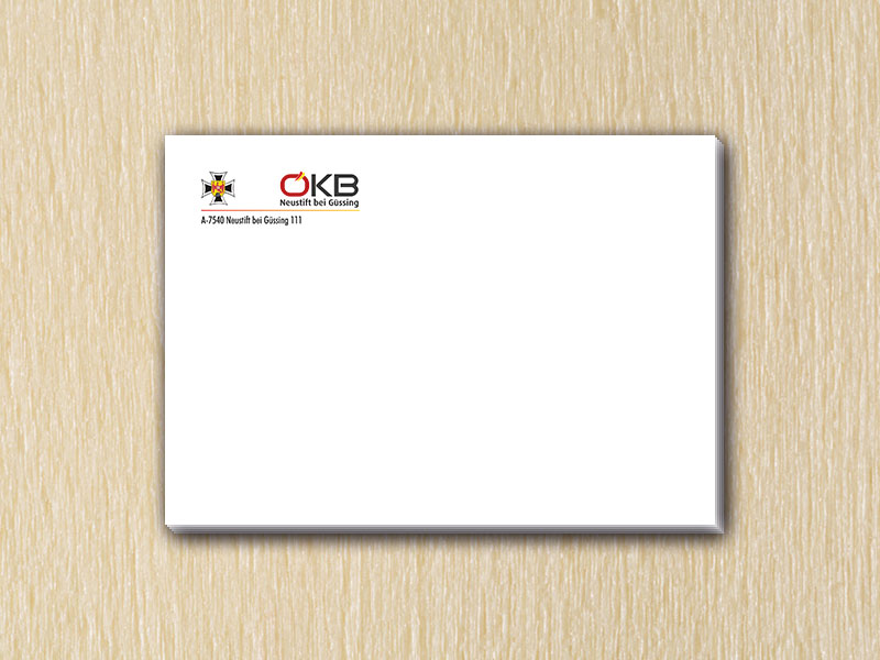 RedKlaxx MedienDesign | Kuvert C5 | ÖKB Neustift