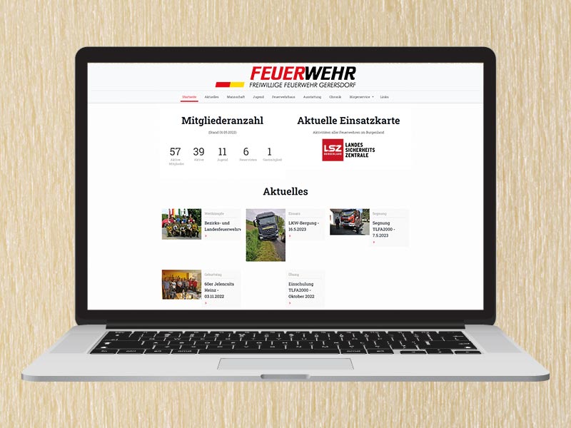 RedKlaxx MedienDesign | WebDesign | FF Gerersdorf | www.feuerwehr-gerersdorf.at