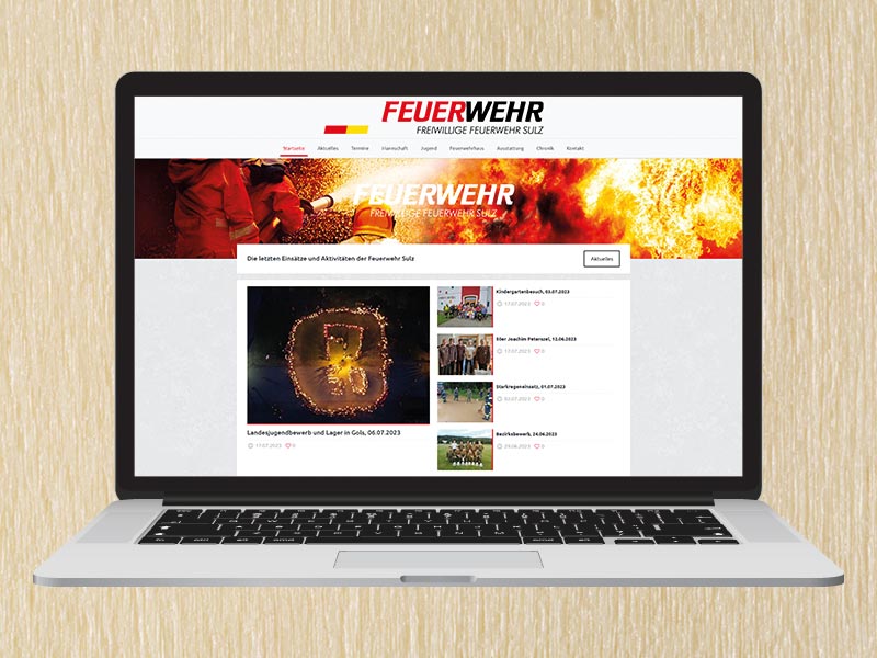 RedKlaxx MedienDesign | WebDesign | FF Sulz | ff.sulz.at